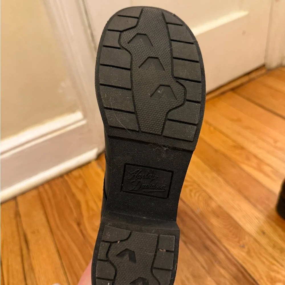 Harley-Davidson Black Textured Footwear - Picture 16 of 16